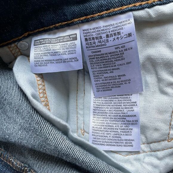 Levi’s 505 Regular Fit Straight Leg Denim Jeans Men’s Size 40x30 - Picture 11 of 11